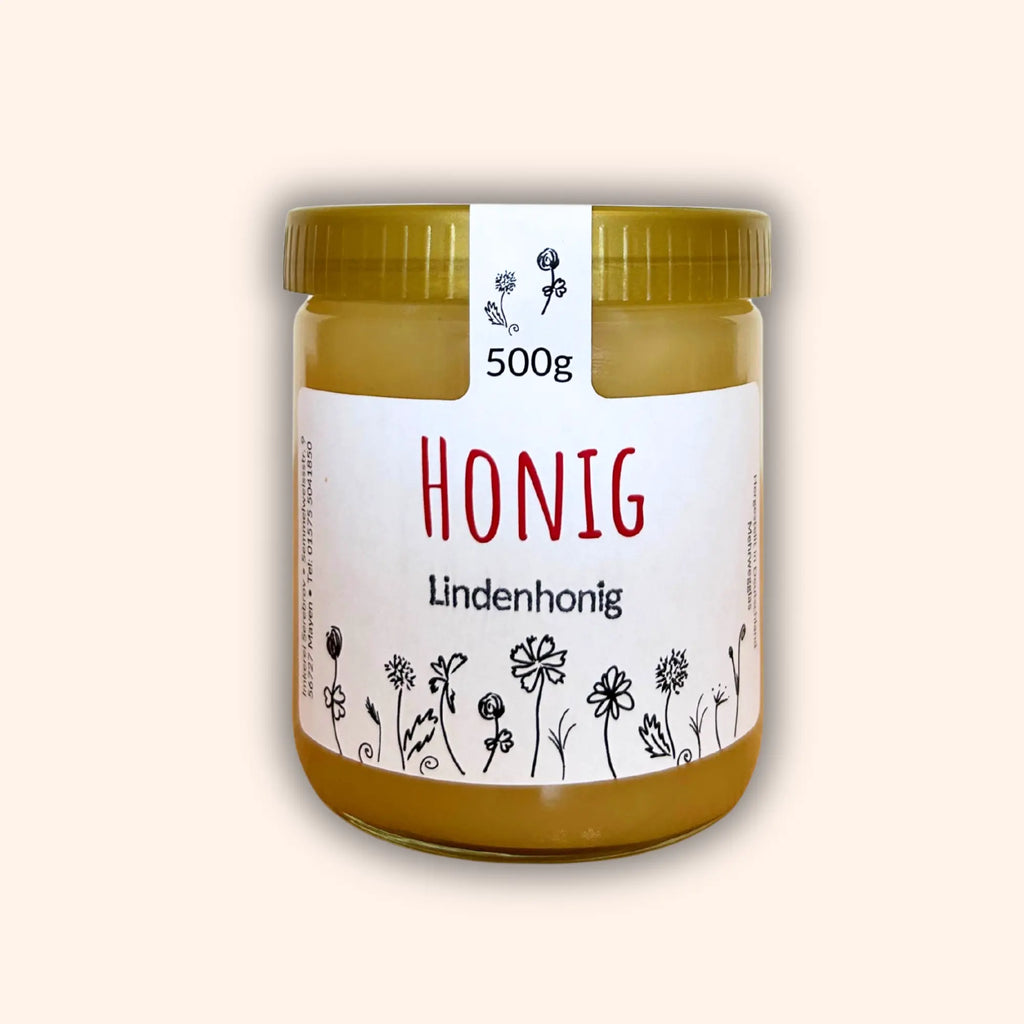 Deutscher Lindenhonig 500 g im Glas von Imkerei Blütenstolz